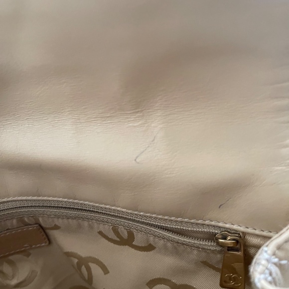 Chanel Wild Stitch beige flap bag - Picture 10 of 10